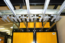 Monorail Overhead system in a Paint finishing system / powder coating system